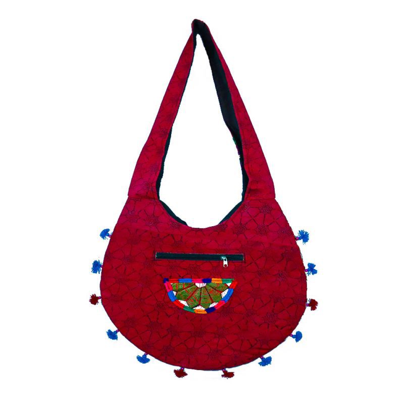 Hand Embroidered Ladies Shoulder Bag - Image 3