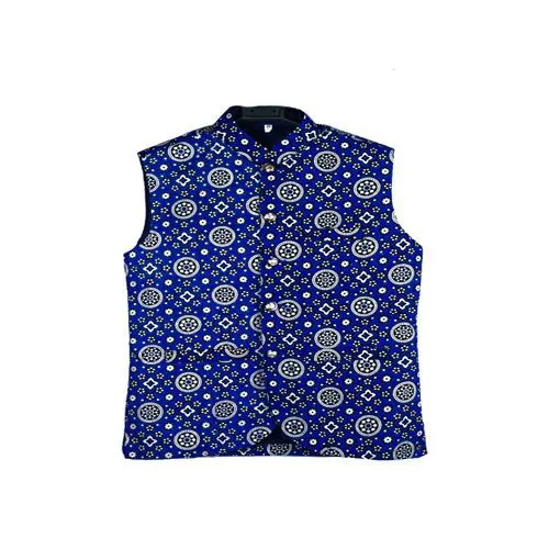 Ajrak Waistcoat For Kids (2-13 Years)-B