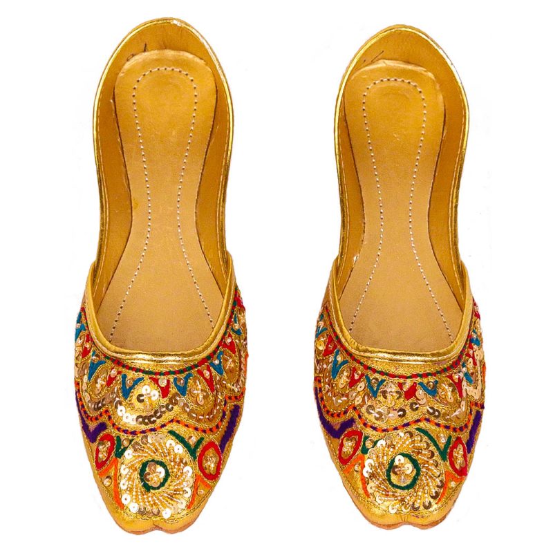 Golden Khussa for Ladies - Image 2