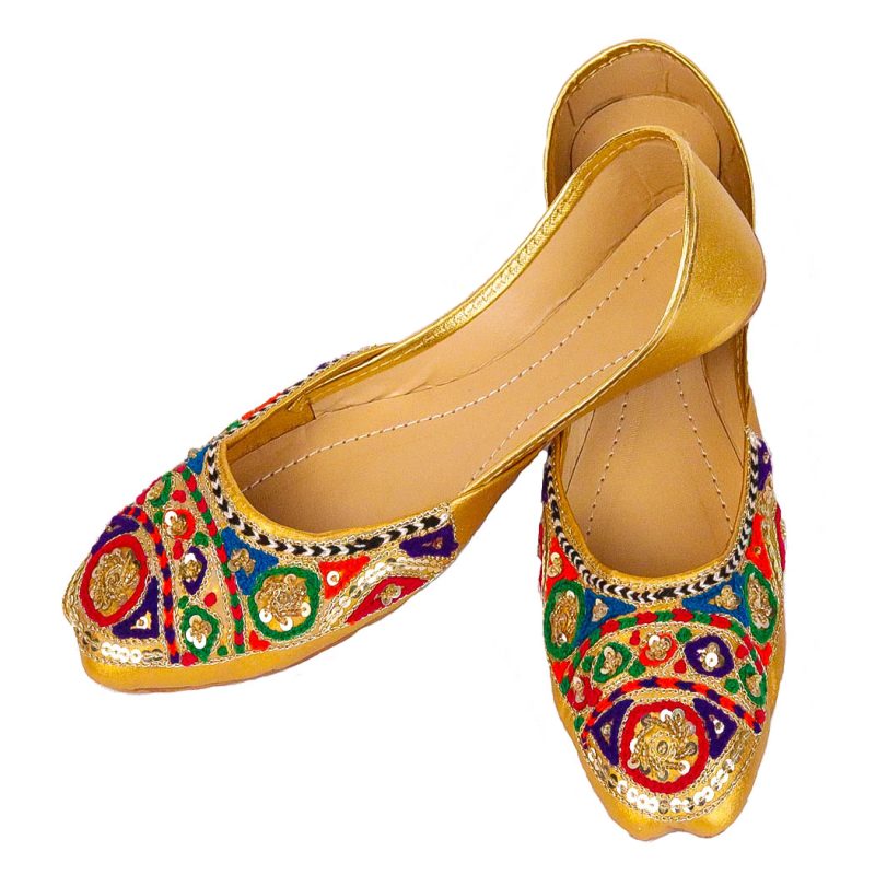 Golden Khussa for Ladies