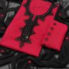 Sindhi Hand Embroidered Original Mirror Work 3pc Unstitched Suit
