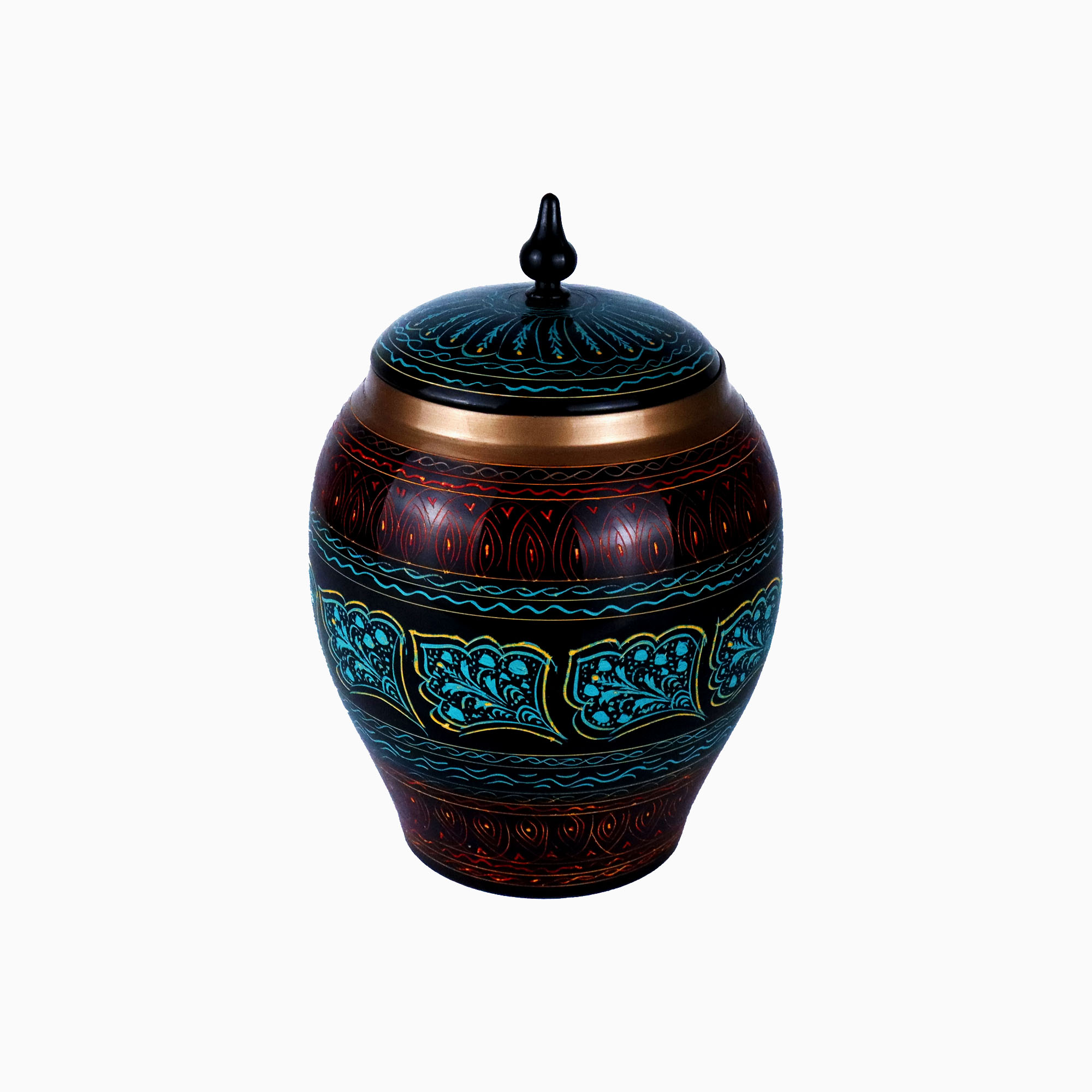 Nakshi Art Wooden Candy Jar Nakshi Art Wooden Candy Jar
