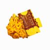 Hand Embroidered Needle Work 3pc Unstitched Suit (Yellow)