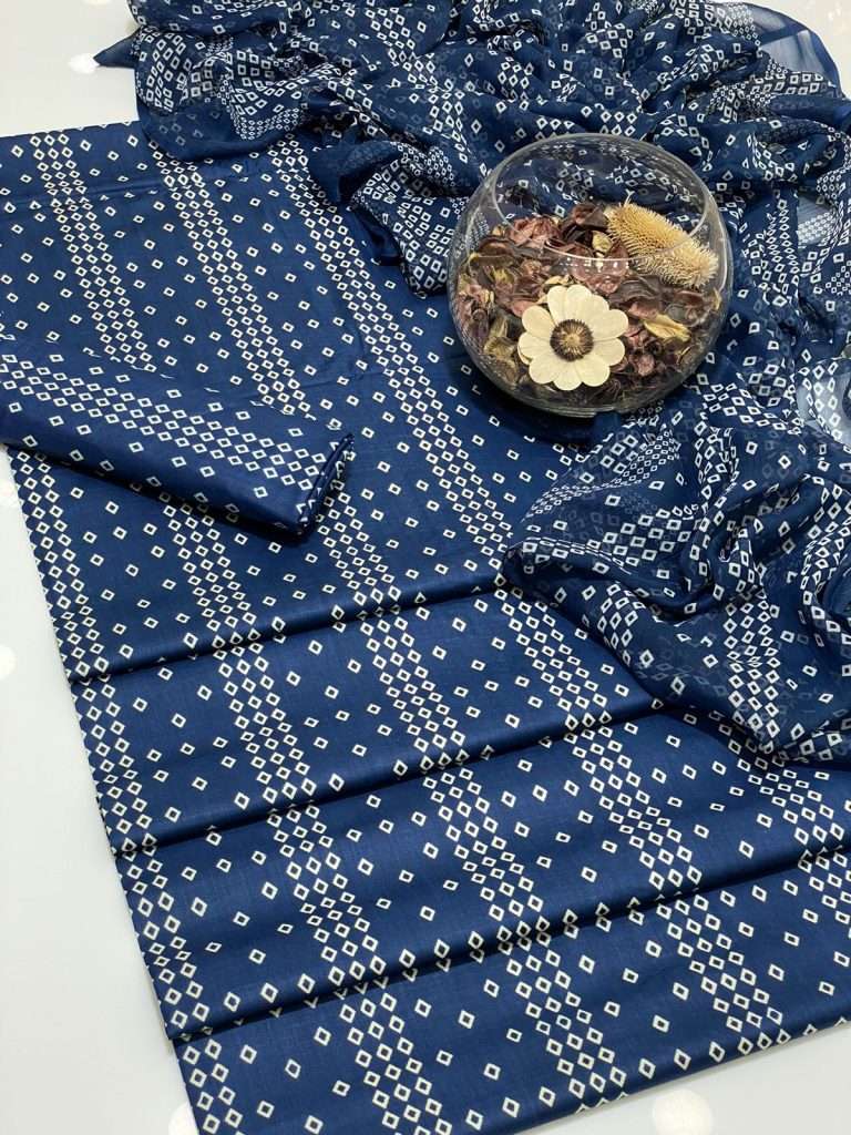 Chunri Printed 3pc Linen Unstitched Suit-SCS-33 Chunri Printed 3pc Linen Unstitched Suit-SCS-33