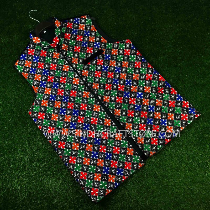 Balochi Traditional Waistcoat-SCS-02