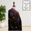 Chunri Print Embroidered Chadar (Shawl)-BK
