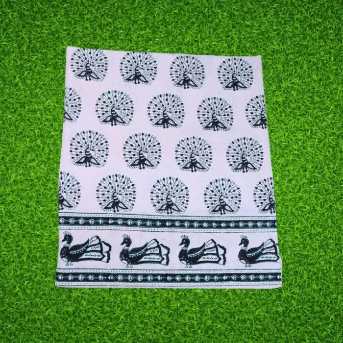 Hand Block Printed Natural Dyed Shirt-D-74