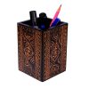 Wooden Hand Painted Pen Holder