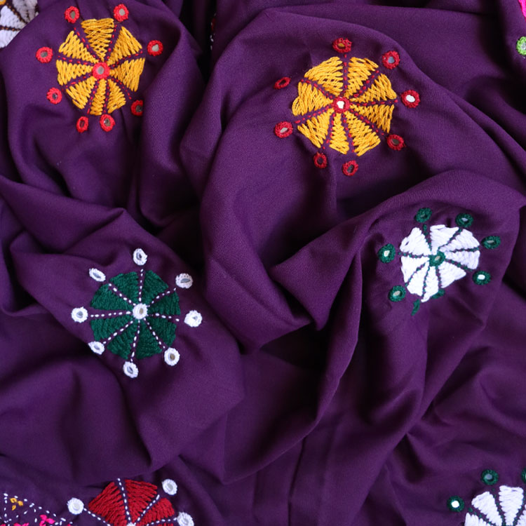 Hand Embroidered Mirror work Large Chaddar Hand Embroidered Mirror work Large Chaddar - Image 2