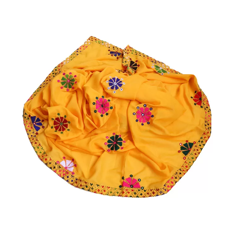 Hand Embroidered Mirror work Large Chaddar