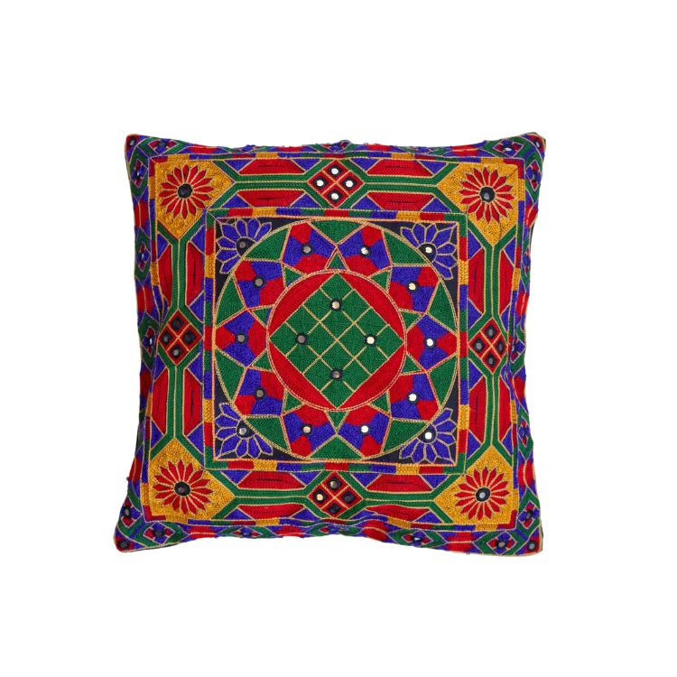 Black Embroidered 5 Pieces Cushion Covers Black Embroidered 5 Pieces Cushion Covers