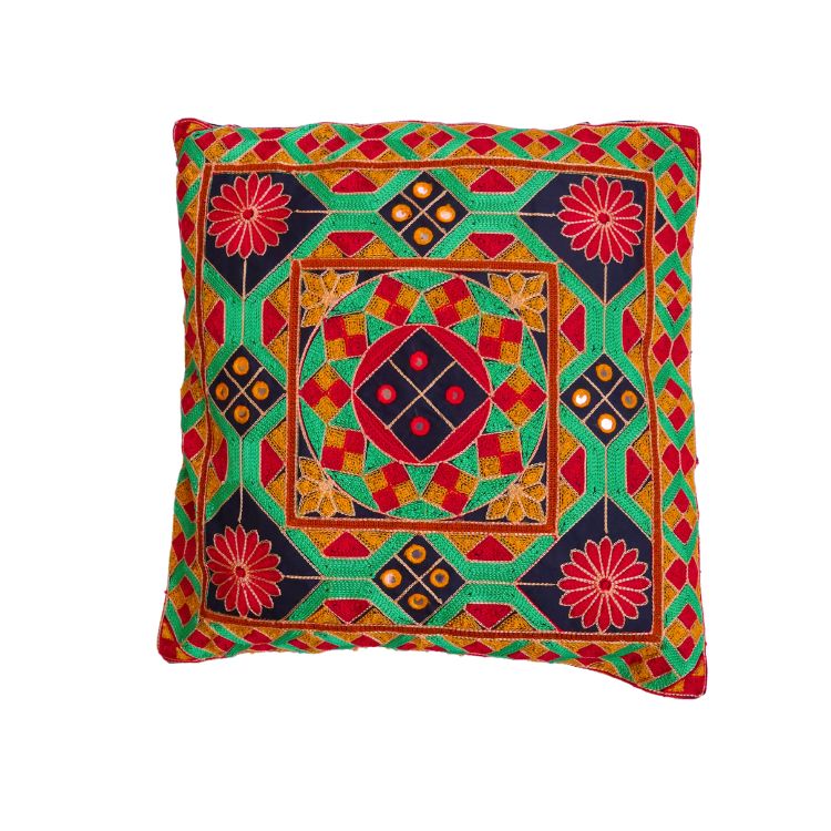 Black Embroidered 5 Pieces Cushion Covers Black Embroidered 5 Pieces Cushion Covers