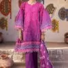 Chunri Print Lawn 3pc Suit-MSH-24-10