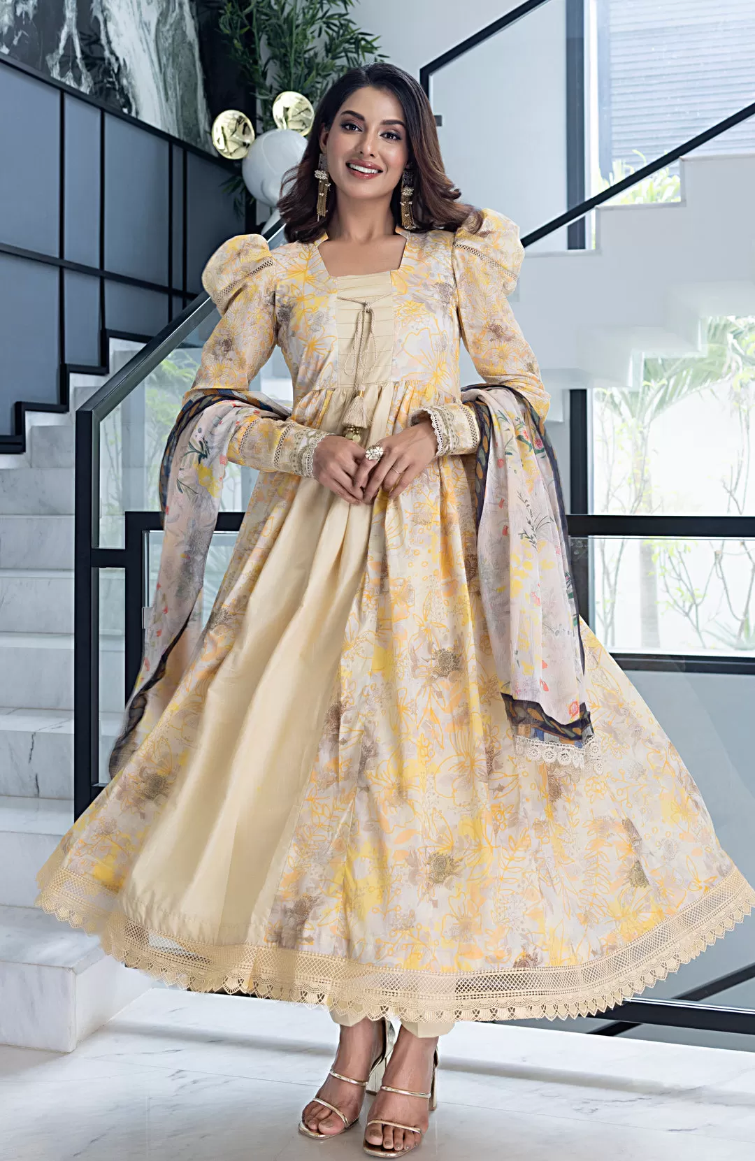 Digital Print Lawn 3pc Suit-CDC-V4-24-09