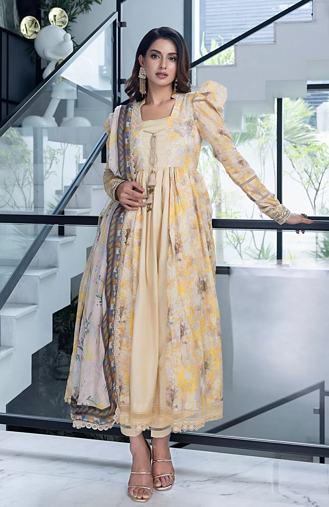 Digital Print Lawn 3pc Suit-CDC-V4-24-09 - Image 3