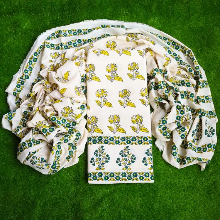 Natural Dyed Block Print 2pc Suit