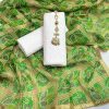 Cotton lawn Chikan kari shirt with Chunri Print Gotta Work Dupata 3pc suit