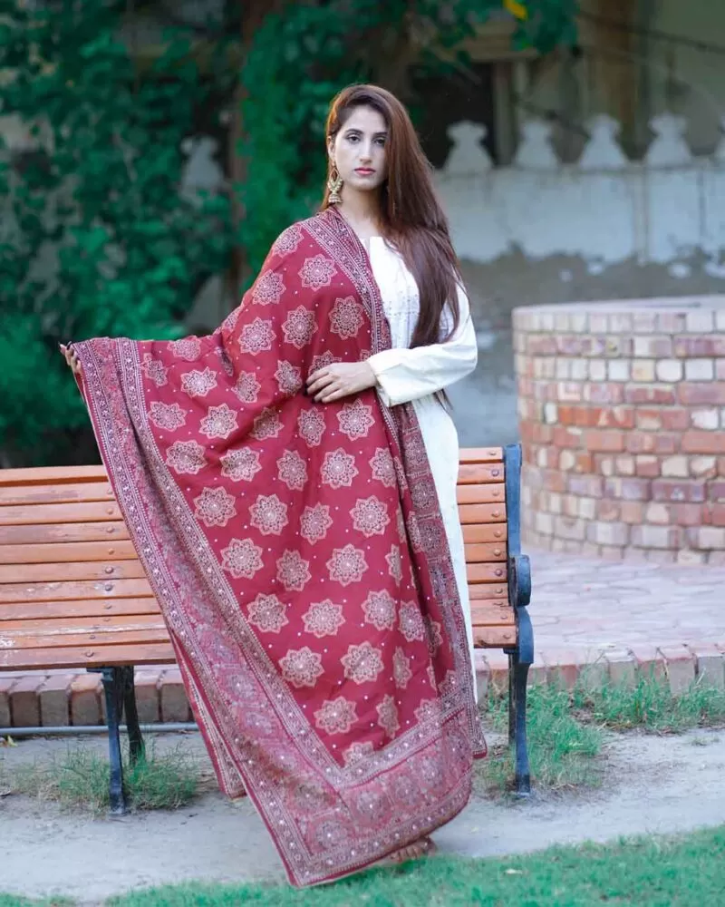 Ajrak Chaadar-D64
