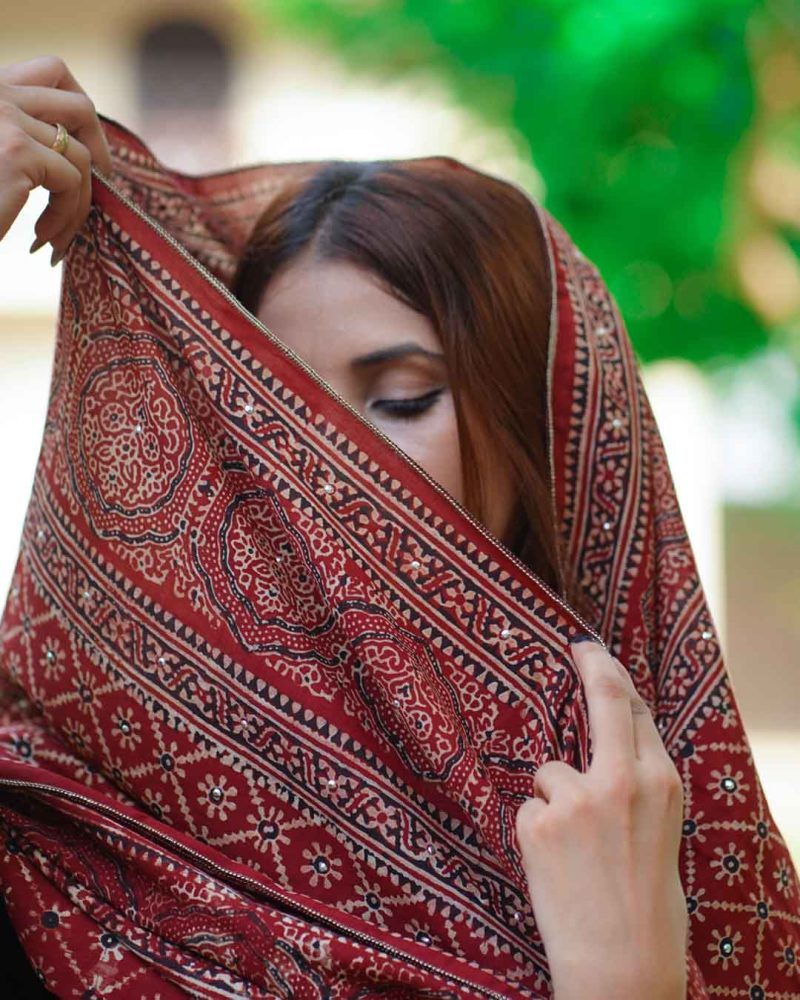 Ajrak Chaadar-D65 - Image 2