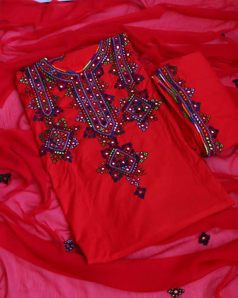 Sindhi Dress Hand Embroidered Needle Work